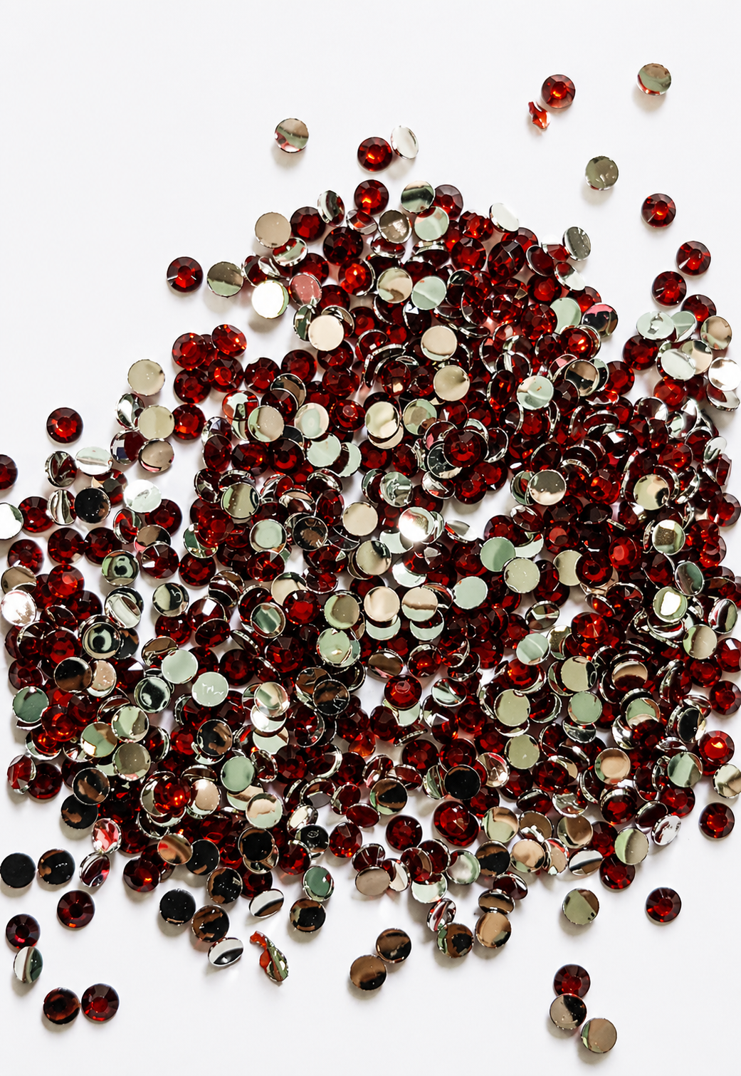 Kundan Stone Round Shape Smooth base Size 5mm 25g