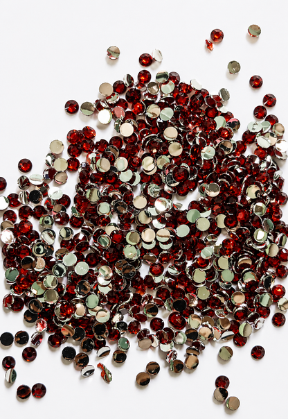 Kundan Stone Round Shape Smooth base Size 5mm 25g