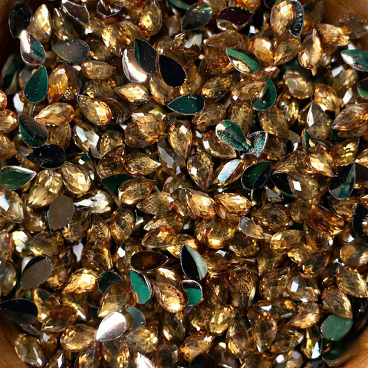 Kundan stone (Drop Shaped) - 25gms