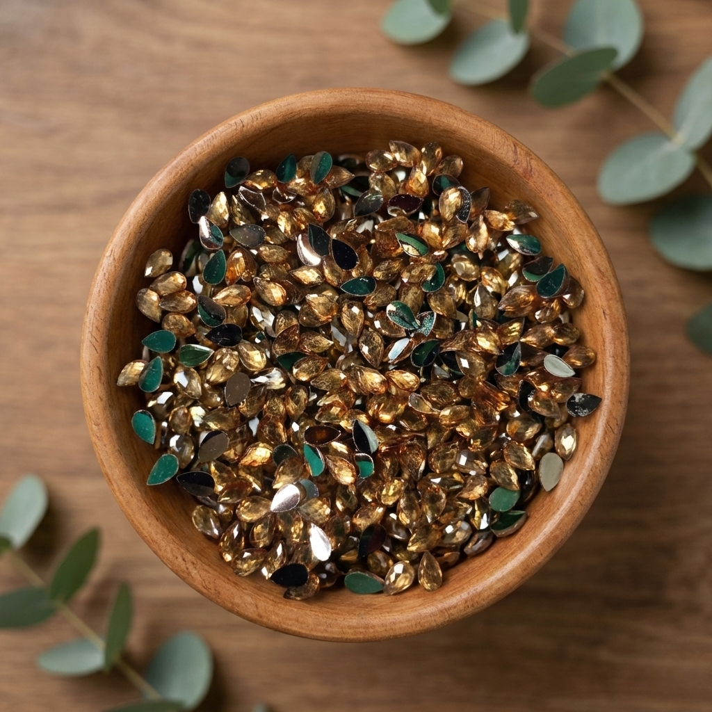 Kundan stone (Drop Shaped) - 25gms