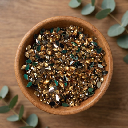 Kundan stone (Drop Shaped) - 25gms