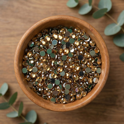 Kundan stone (round shaped) 25gms